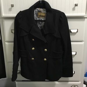 Guess military peacoat