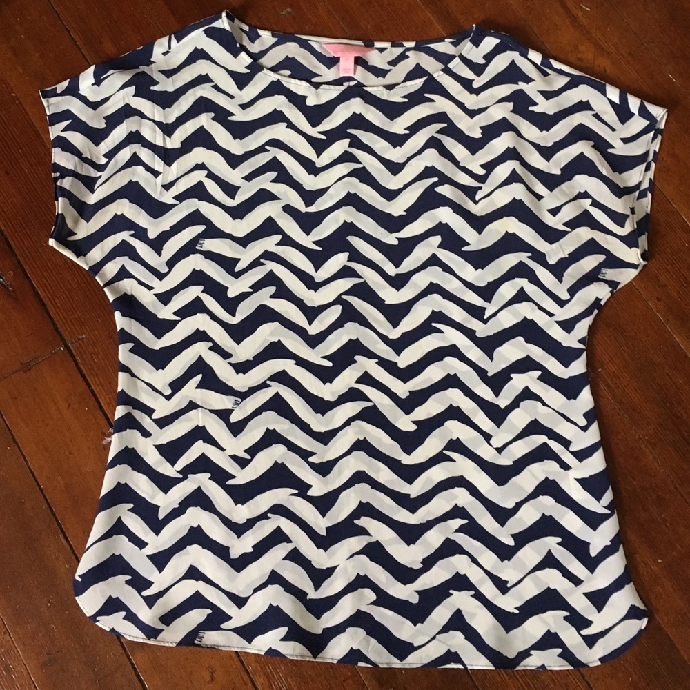 Lilly Pulizter Silk Blouse