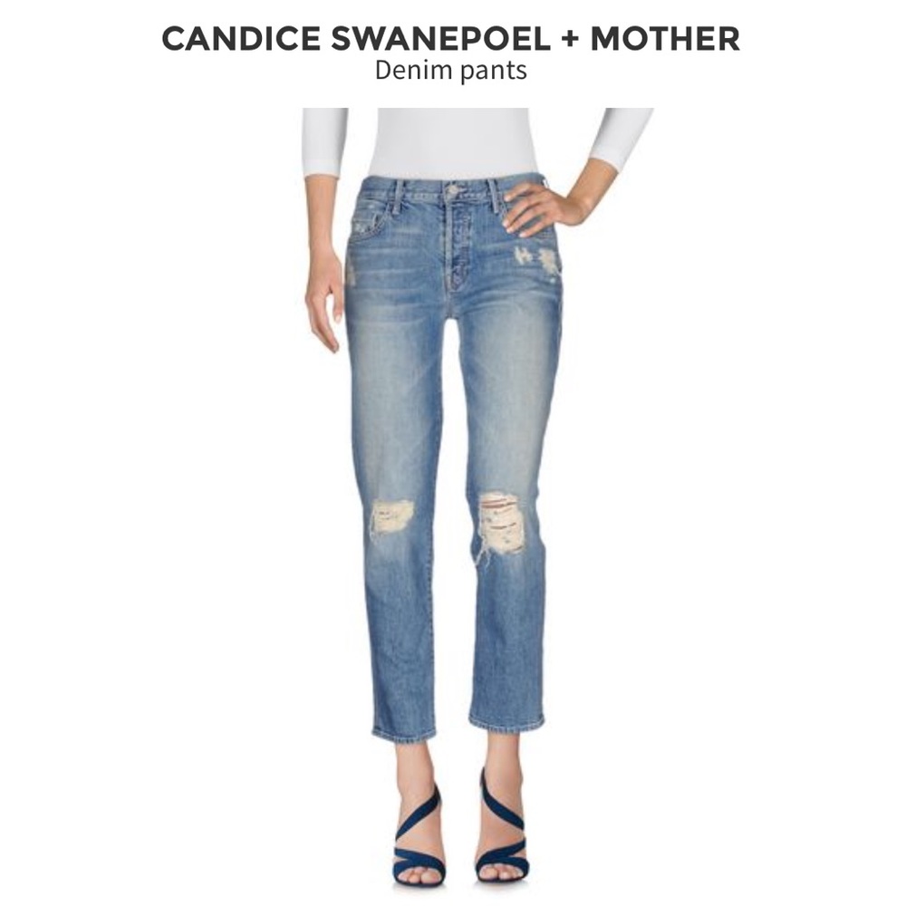 Candice x MOTHER Boyfriend Denim Jeans
