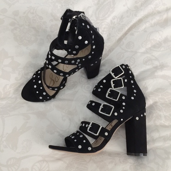 Sam Edelman Shoes - NWOT Sam Edelman strappy studded heels