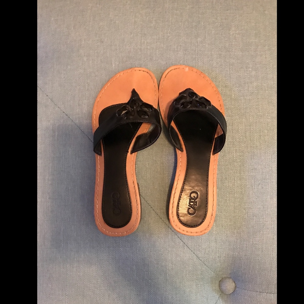 ❌SOLD❌ CATO - Embellished Sandals - Picture 1 of 3