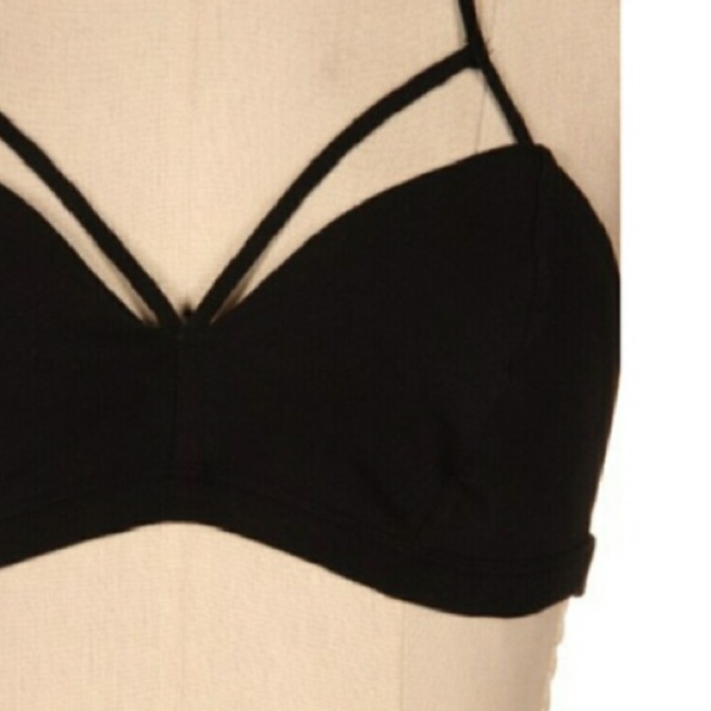 Strappy black bralette! - Picture 3 of 3