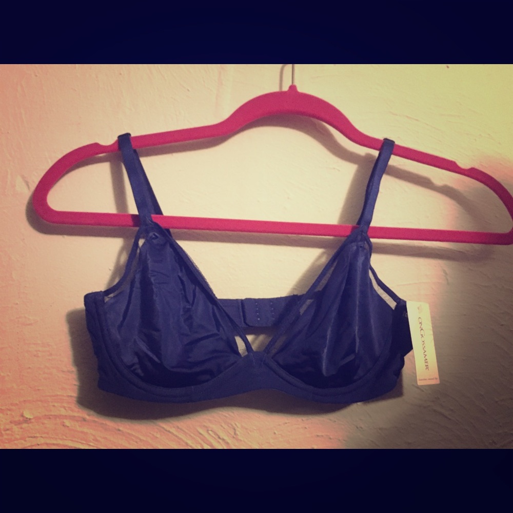 NWT Ongossamer royal blue bra