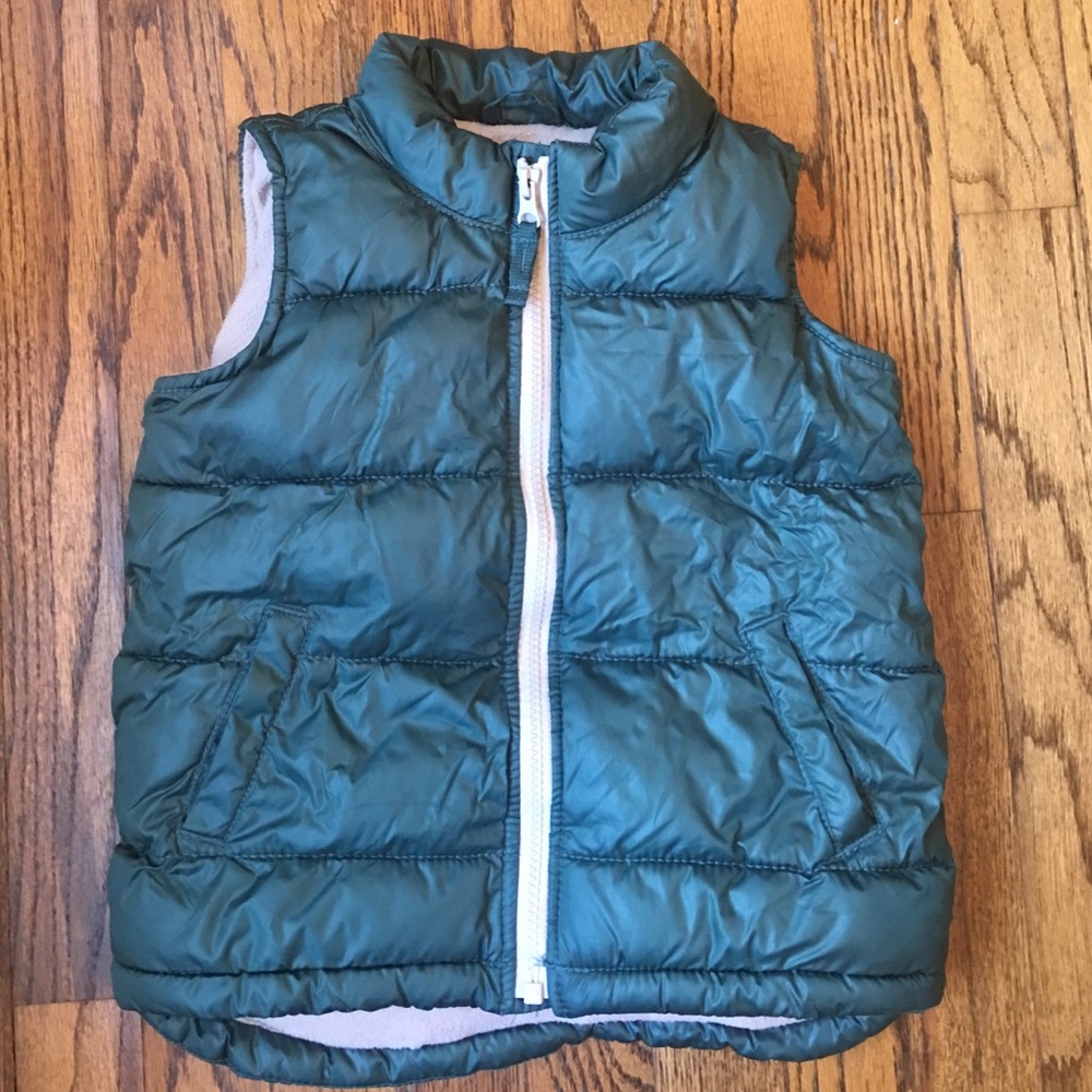 Hunter green puffer vest