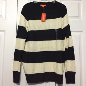 ✨ Women's striped knit oversized sweater NWT XL
