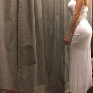 Long white dress