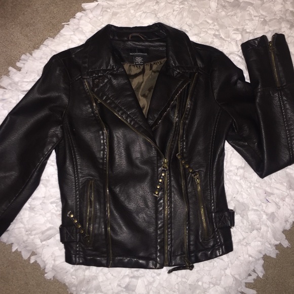 moda international leather jacket
