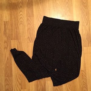 High-Waisted Polka Dot Pants by H&M
