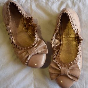 BCBGen Blush Bow Flats