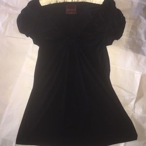 Black Rushed T-Shirt