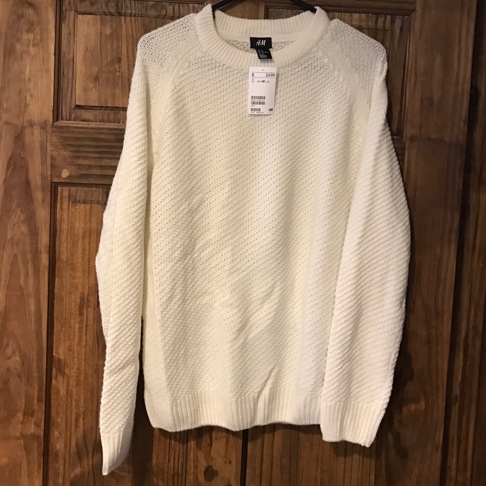 NWT Men's Cream Sweater