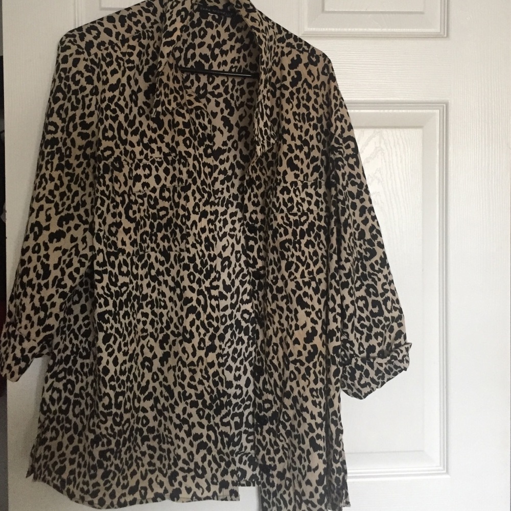 Leopard blouse