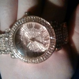 Michael Kors custom made gold watch
