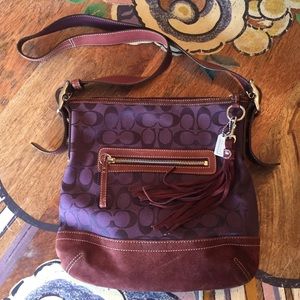Coach Deep Purple OTS Purse
