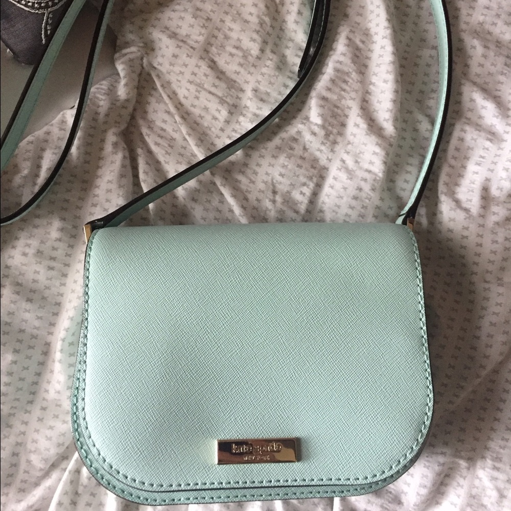 Kate spade light blue cross body