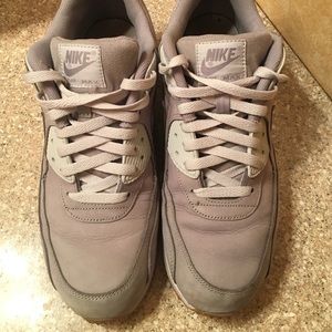 Grey suede Nike air max