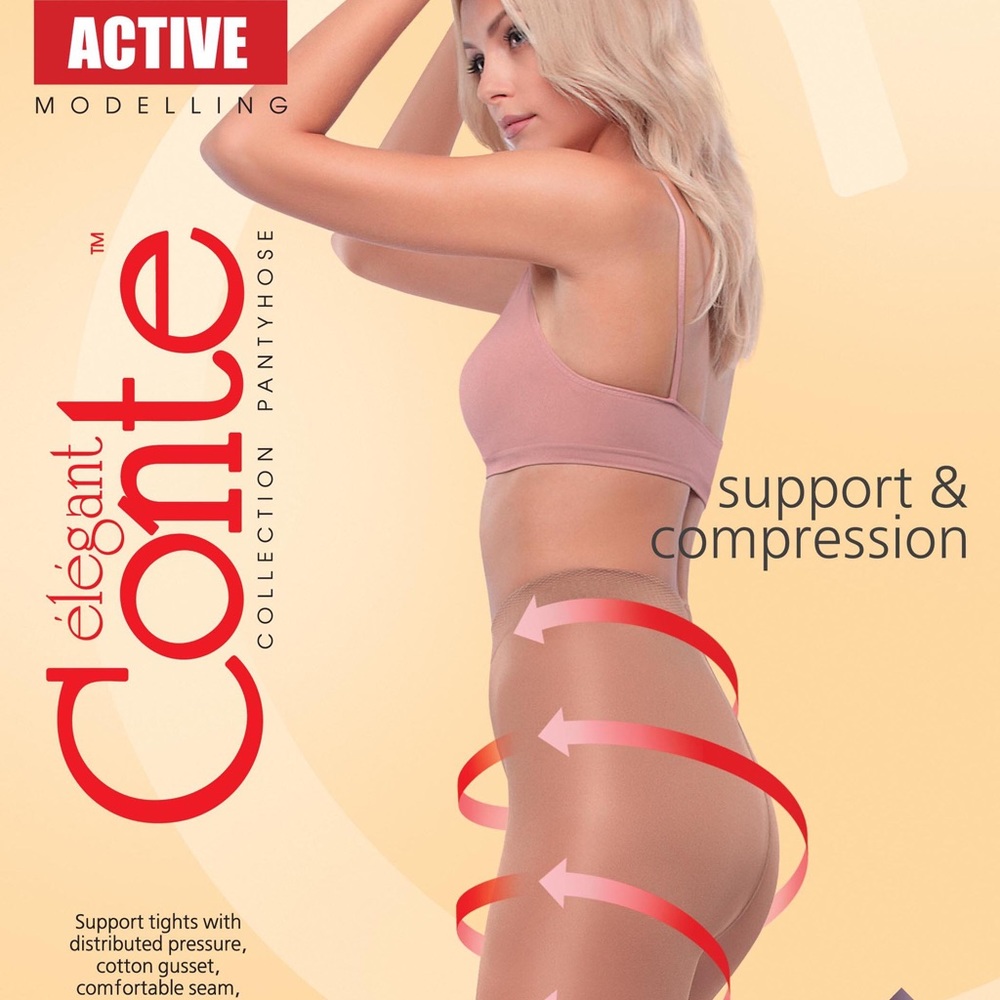 Conte Active Modeling Support Tights Black