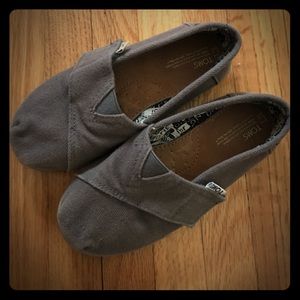 Gray Kids Toms, size T10