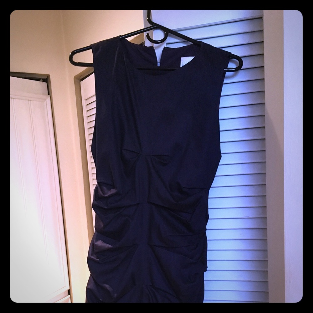 Authentic Nicole Miller- dark purple sheath