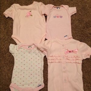 Brand new without tag Girl newborn onesie