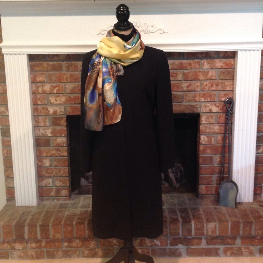 Ann Taylor Black Coat/Jacket 8P