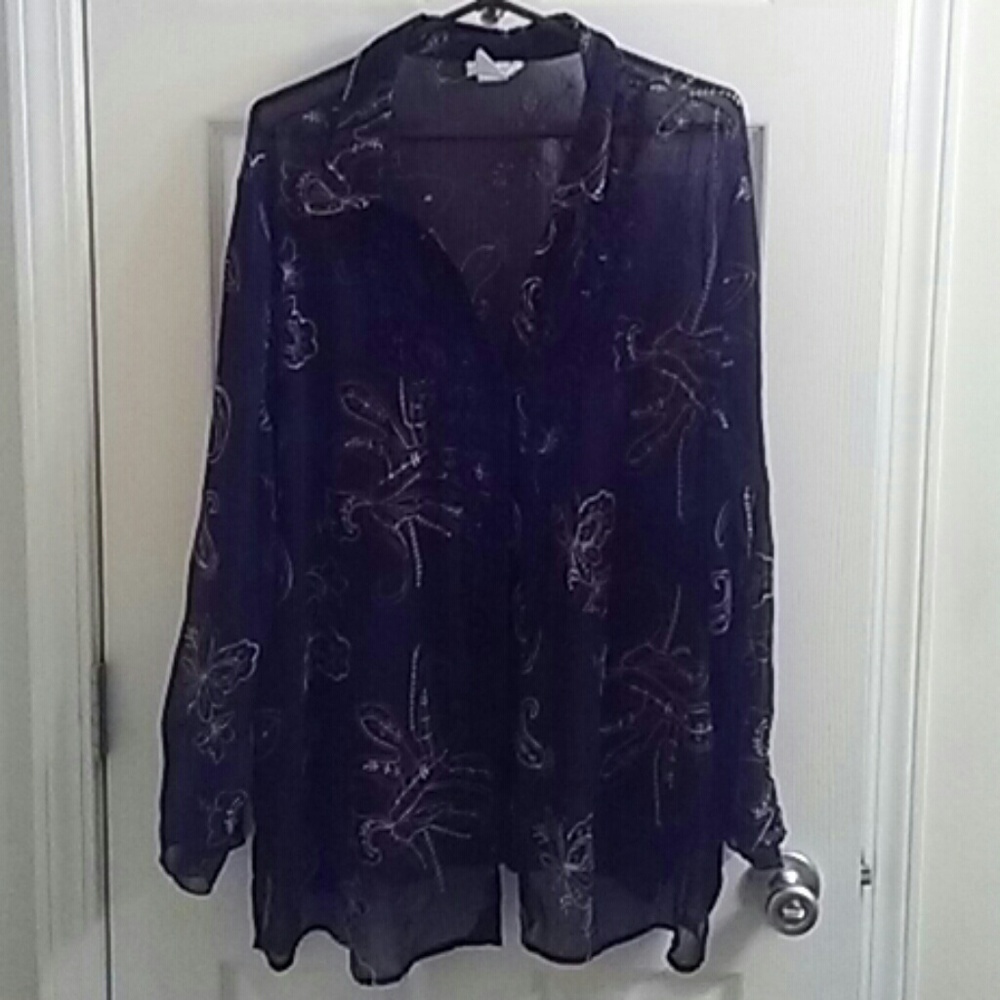 Sheer blouse