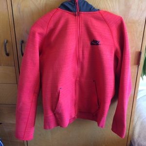 Nike Tech Fleece Red/Orange Running Sweatshirt