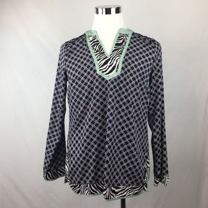 Dana Buchman Flowy Blouse