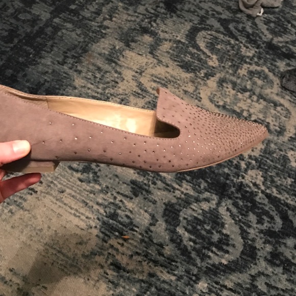 Pointed toe flats with sequin - Picture 2 of 3