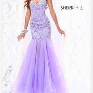 Lavender Sherri Hill 2974 dress