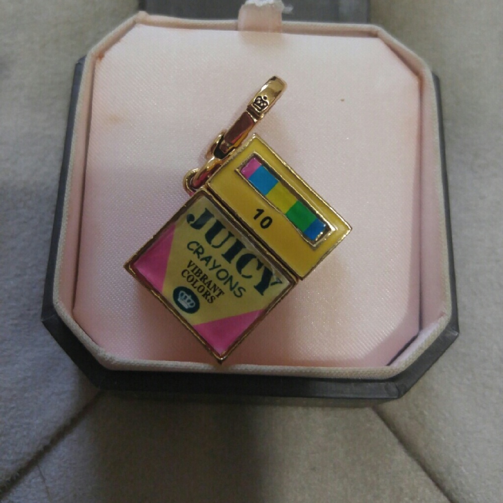 Juicy Couture Box of Crayons Charm