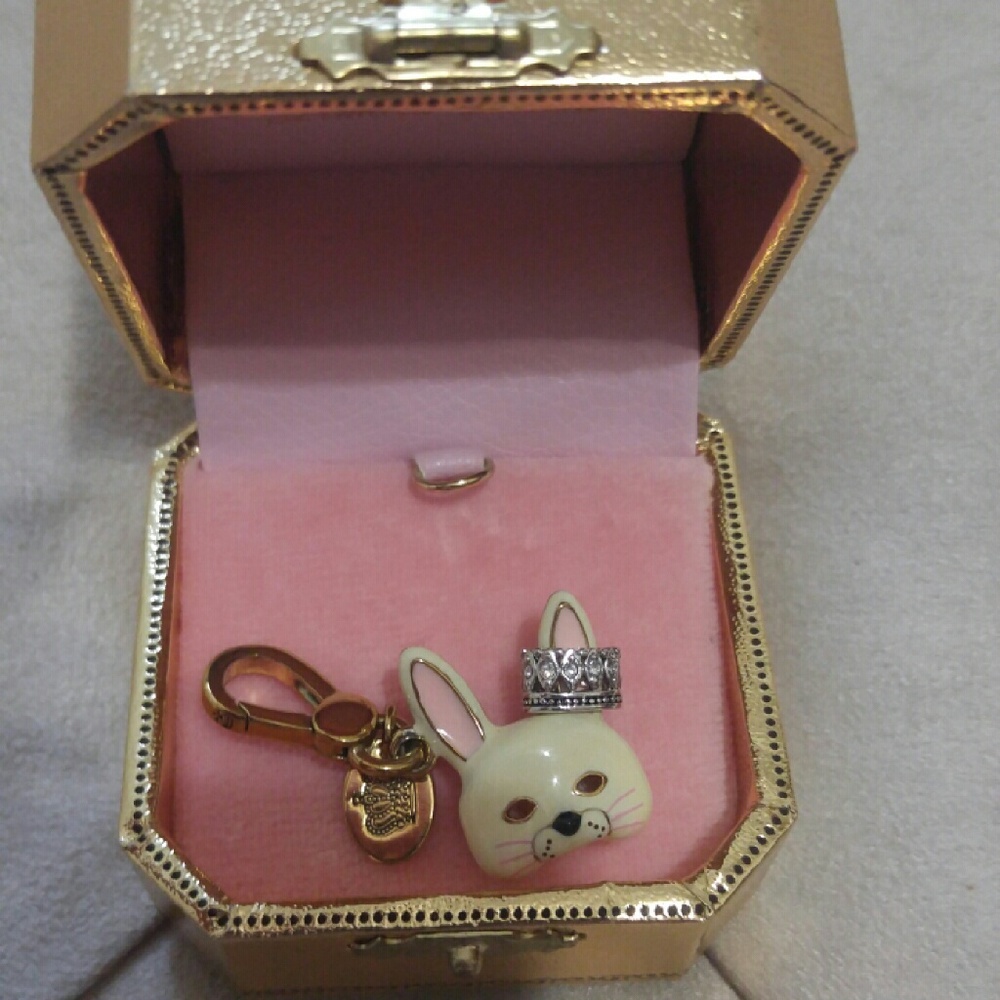 Juicy Couture Bunny Mask Charm