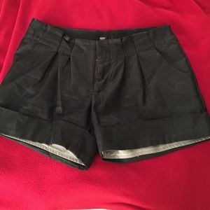 Dark denim tailored shorts