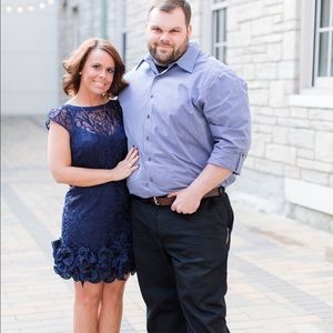 Jessica Simpson Navy Dress Worn Once!