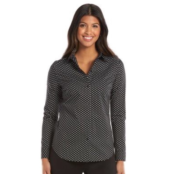 🎀NWT Women's Apt 9 Structured Shirt Size XS - Picture 1 of 3