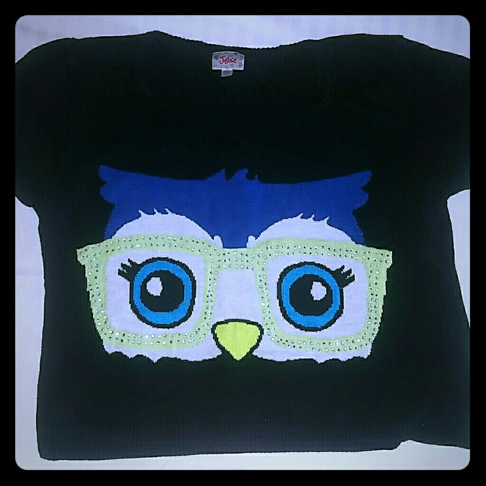 Justice sweater "crop top"