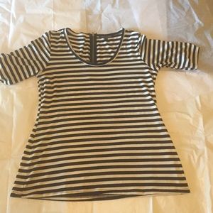 Striped Tunic 3/4 sleeve