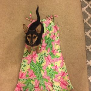 dress with tie straps