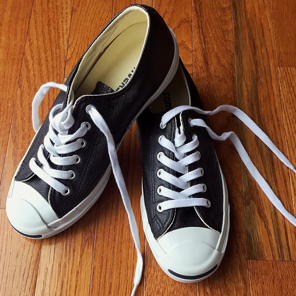 Leather converse