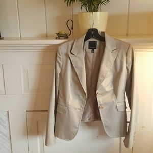 Cream or Sandy colored dress jacket blazer