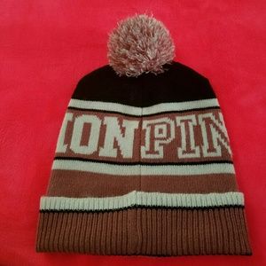 Pink VS beanie