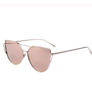 💖CUTE ROSE GOLD(pink) SUNGLASSES