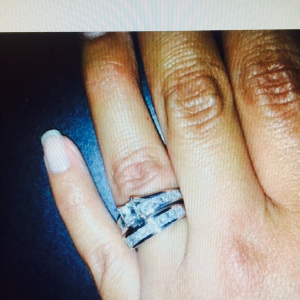Diamond ring ...SOLD..Still have the men’s ring!