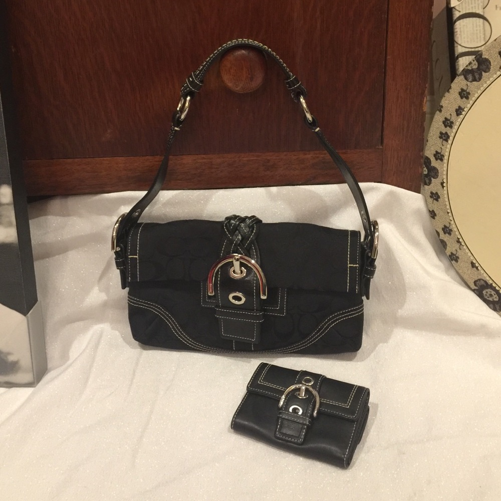 Coach bag and wallet