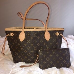 Louis Vuitton Neverfull PM Mono Beige bag