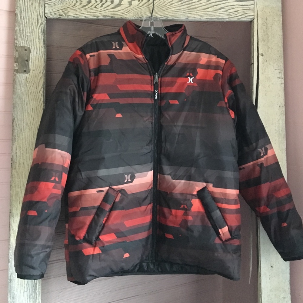 Hurley Reversible Puffer Coat NWOT Youth L