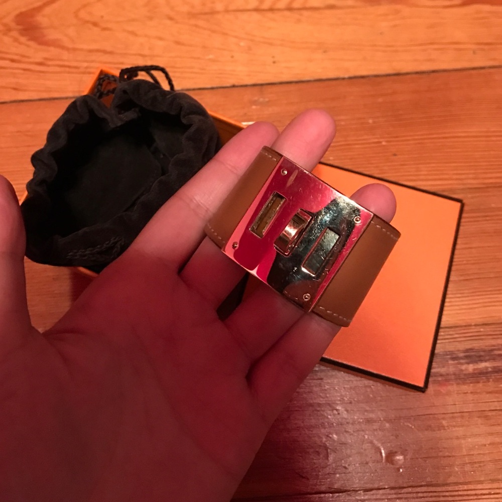 Hermes Kelly Dog gold with permabrass hardware