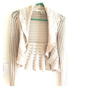 Cute ruffled sweater