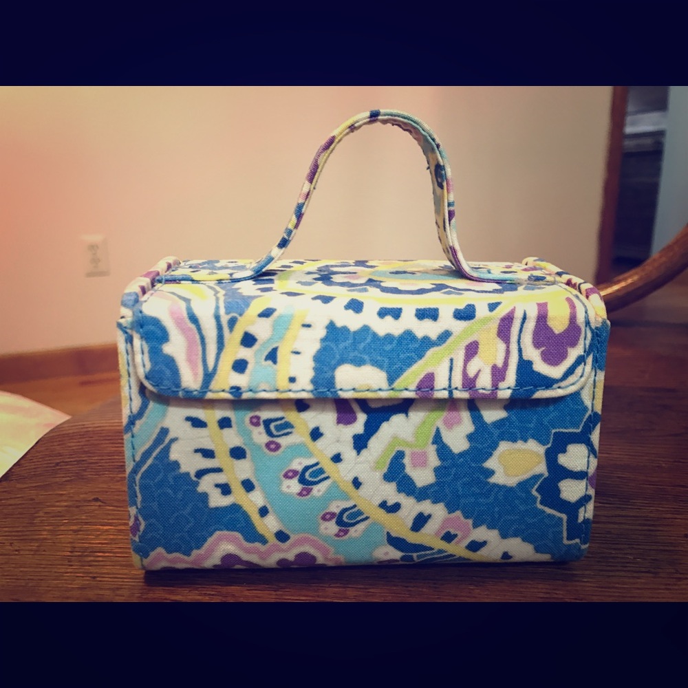 Vera Bradley jewelry box- RETIRED Capri Blue