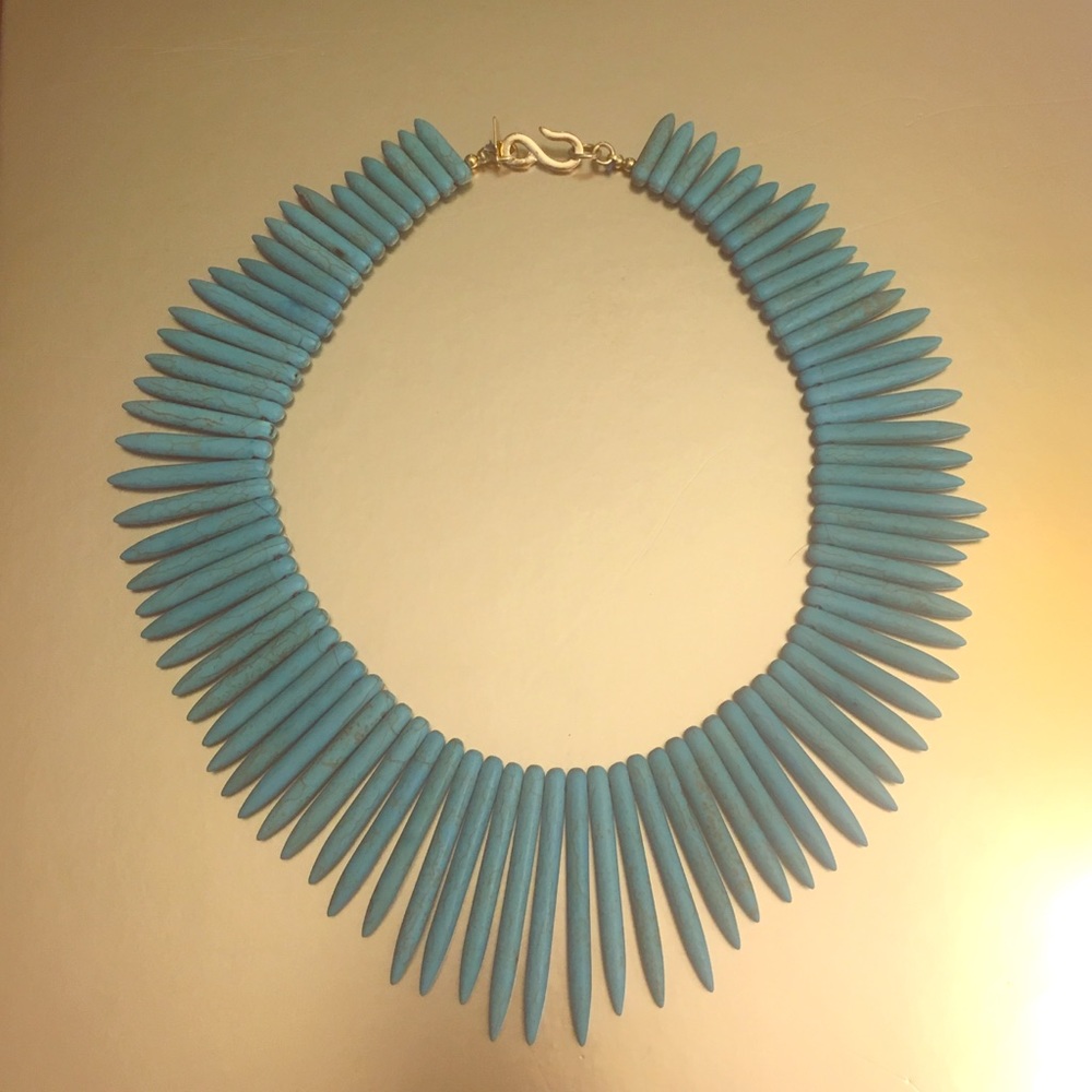Turquoise Resin Necklace